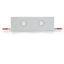 Philips Wandleuchte Spotleuchte 2x20W G4 Finesse - Eckwandleuchte
