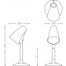 Philips 43500/93/LI LED Tischlampe Piculet 2x2,5W | 2700K