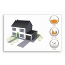 Philips 17808/87/16 LED Außenwandleuchte Dusk 1x1,5W | 2700K | IP44