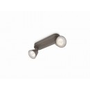 Philips LED Spotleuchte Idyllic 220-240 2 * 3W, grau