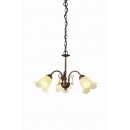 Philips Massive Pendelleuchte - Kronleuchter Kanto 3x60W E14 - mattiert braun