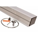 LEDKO 70027 LED Hängeleuchte Deckenleuchte Line 27W | 4000K - silber