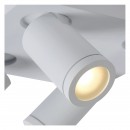 Lucide 09930/20/31 Spotleuchte 4x5w | LED GU10 | 4x320lm | 2200K / 3000K | IP44 - inkl. Lampe, weiß, einstellbar, dimmbar, CCT