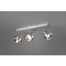 TRIO 800700307 Spotleuchte Deckenleuchte Leon 3x35W | GU10 | IP20 - Nickel