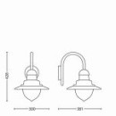 Philips 01652/30 / PN Außenwandleuchte Rainrop 1x60w | E27 | IP44 - schwarz