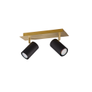 Trio 802400280 Deckenleuchte Marley 2x35W | GU10 - Gold, Schwarz