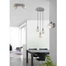 TRIO 803600207 Decken- und Wandleuchte Wailer 2x5W | GU10 | IP20 - Nickel, grau