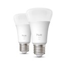 Philips Hue 8721103072566 LED Lampen-Set | 7W E27 | 806lm | 2700K | Dimmer | weiß