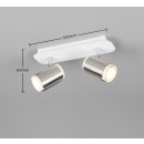 Trio T814500207 Spot-Deckenleuchte GILLAN GU10