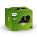Philips 17381/30 / PN Außenwandlampe Kormoraner 1x42w | E27 | IP44 - schwarz