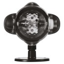 Emos DCPC03 LED Dekorativer Projektor - Flocken 4W | IP44 - weiß, rotierendes Licht, schwarz