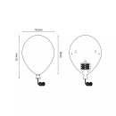 Zuma Line 003064-029597 LED Wandleuchte BALLOON integrierte LED-Quelle
