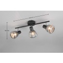 Trio T862800332 Spot-Deckenleuchte TARIFA  E14