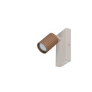 Trio T867770165 Spot-Wandleuchte SOKA  | 10W GU10 | mit Schalter | braun