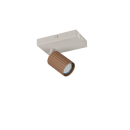 Trio T867770165 Spot-Wandleuchte SOKA  | 10W GU10 | mit Schalter | braun