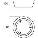 Philips Dawn CL258 LED Deckenleuchte 1x14W | 1100L | 3000K - EyeComfort Schutz, grau
