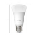 Philips Hue 8719514288232 LED-Lampe A60 1x9,5w | E27 | 1100lm | 2700k - weiß, dimmbar, Bluetooth