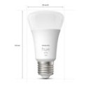 Philips Hue 8719514289192 LED-Lampe A60 2x95w | E27 | 1100lm | 2700k - Set 2 Stück, dimmbar, Bluetooth, weiß
