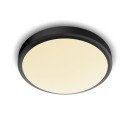Philips 8719514326606 LED-Deckenleuchte Doris 1x17w | 1500lm | 2700k | IP44 - schwarz