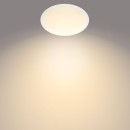 Philips 8719514326866 LED Deckenleuchte Super Slim 1x12w | 1200lm | 2700k | IP44- WHITE