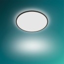 Philips 8719514327160 LED-Deckenleuchte Super Slim 1x36W | 3200lm | 2700k - schwarz