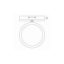 Philips 8719514328754 LED-Deckenleuchte Magneos Slim 1x20W | 2000lm | 2700k - weiß