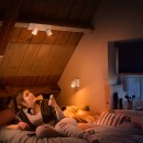 Philips Hue 8719514338142 Deckenleuchte Runner 2x55w | Gu10 | 500-700lm | 2200-6500K - White Ambiance, Fernbedienung, dimmbar, Bluetooth, weiß