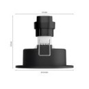 Philips Hue 8719514338647 LED Einbauspot Centura 1x5,7w | Gu10 | 350lm | 2200-6500K | RGB - dimmbar, Bluetooth, White and color Ambiance, weiß