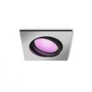 Philips Hue 8719514338807 LED Einbauspot Centura 1x5,7w | Gu10 | 350lm | 2200-6500K | RGB - dimmbar, Bluetooth, White and color Ambiance, Aluminium