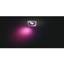 Philips Hue 8719514338807 LED Einbauspot Centura 1x5,7w | Gu10 | 350lm | 2200-6500K | RGB - dimmbar, Bluetooth, White and color Ambiance, Aluminium