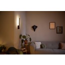 Philips Hue 8719514343429 LED Wandleuchte 1x20w | 900lm | 2000-6500K | RGB - dimmbar, Bluetooth, White and color Ambiance, schwarz