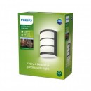 Philips 8719514417618 LED Außen Wandleuchte Python 1x6w | 500lm | 4000k | IP44 - Anthrazit