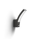 Philips 8719514417717 LED Außen Wandleuchte mit Bewegung Splay 1x12w | 1100lm | 2700k | IP44 - Anthrazit