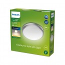 Philips 8719514417830 LED Außen Deckenleuchte Doris 1x6w | 600lm | 2700k | IP54 - EyeComfort, Nickel