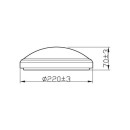 Philips 8719514417830 LED Außen Deckenleuchte Doris 1x6w | 600lm | 2700k | IP54 - EyeComfort, Nickel