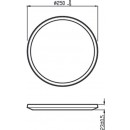 Philips 8719514417991 LED Außen Deckenleuchte SuperSlim 1x15w | 1500lm | 4000k | IP54 - Scene Switch, weiß