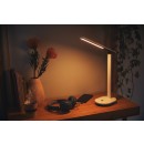 Philips 8719514420410 Tischleuchte Ivory 1x5W | 130lm | 2700-5000K - USB, dimmbar, weiß