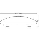 Philips 8719514431805 LED-Deckenleuchte Mauve 1x6W | 600lm | 2700 K - weiß