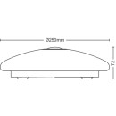 Philips 8719514431829 Mauve LED-Deckenleuchte 1x6W | 640lm | 4000 K - weiß
