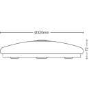 Philips 8719514431867 Mauve LED-Deckenleuchte 1x16W | 1900lm | 4000 K - weiß