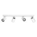 Philips 8719514435278 Deckeneinbaustrahler Kosipo 4x5,5W | GU10 - verstellbar, weiß