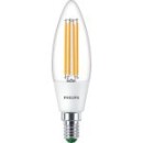 Philips 8719514435759 LED-Leuchtmittel 1x2,3W/40W | E14 | 485lm | 3000K - klar, ultraeffizient