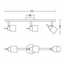 Philips 8719514465336 Deckeneinbaustrahler Meranti 3x35W | GU10 - weiß