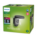 Philips 8719514476875 LED-Außenwandleuchte mit Bewegungssensor Tyla 1x9W | 930lm | 4000K | IP44 - anthrazit
