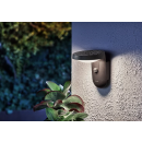 Philips 8719514476875 LED-Außenwandleuchte mit Bewegungssensor Tyla 1x9W | 930lm | 4000K | IP44 - anthrazit