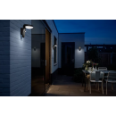 Philips 8719514476912 LED-Solar-Außenwandleuchte mit Bewegungssensor Tyla 1x1,2W | 255lm | 3000K | IP44 - anthrazit