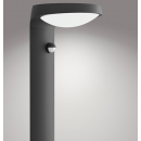 Philips 8719514476899 LED-Gartensäule mit Bewegungssensor Tyla 1x9W | 930lm | 4000K | IP44 - anthrazit