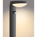 Philips 8719514476936 LED-Solar-Gartensäule mit Bewegungssensor Tyla 1x1,2W | 255lm | 3000K | IP44 - anthrazit