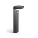Philips 8719514476936 LED-Solar-Gartensäule mit Bewegungssensor Tyla 1x1,2W | 255lm | 3000K | IP44 - anthrazit