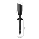 Philips 8720169071650 LED smartes Zubehör Ground | 4W integrierte LED-Quelle | 270 lm | 2700-5000K